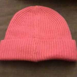 NWT Gap  pink knit hat With RIM